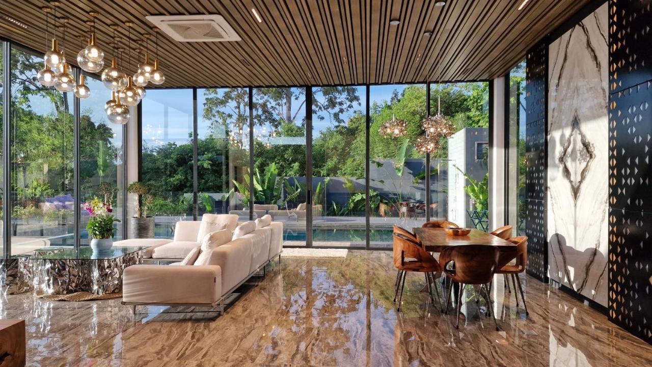 Villa Obsidian, With Staff, Sea View And Walk To Choeng Mon Beach Екстериор снимка