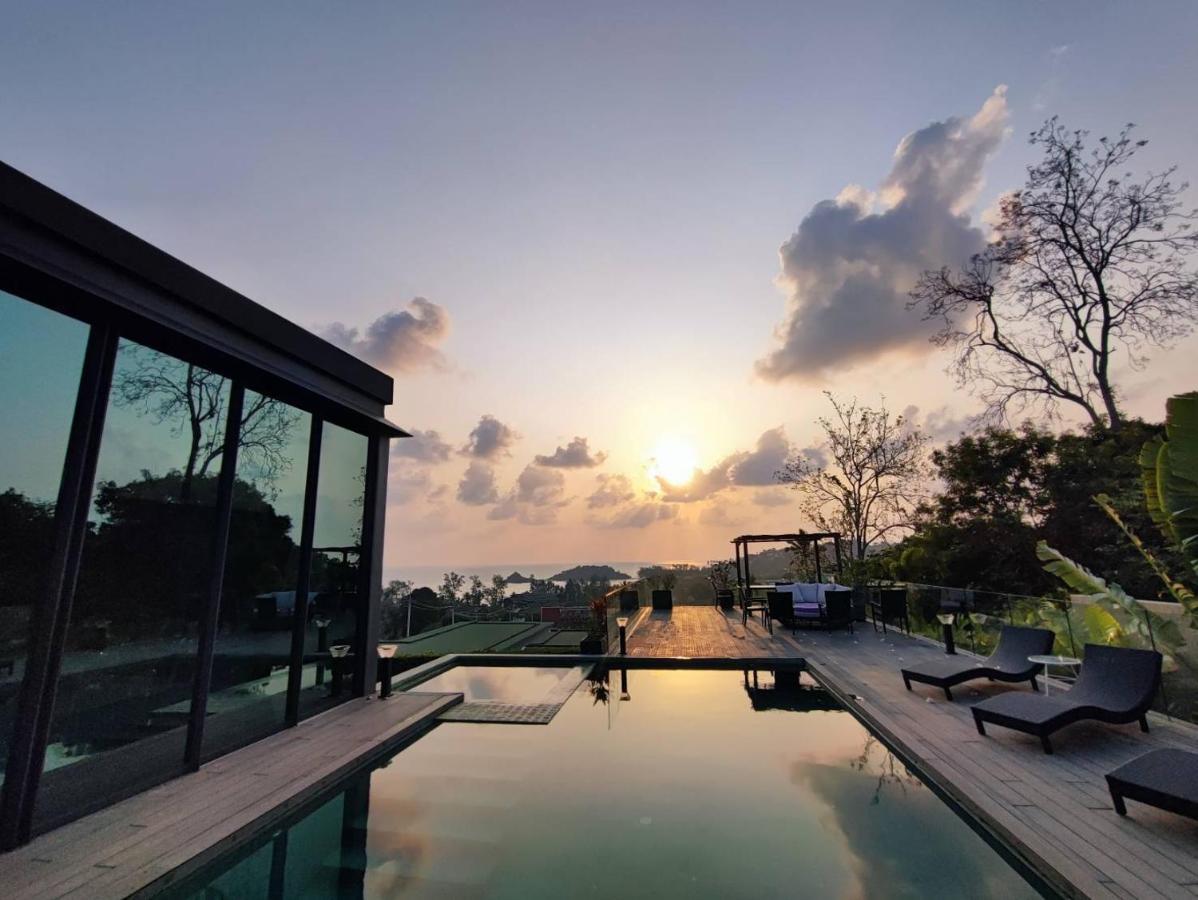 Villa Obsidian, With Staff, Sea View And Walk To Choeng Mon Beach Екстериор снимка