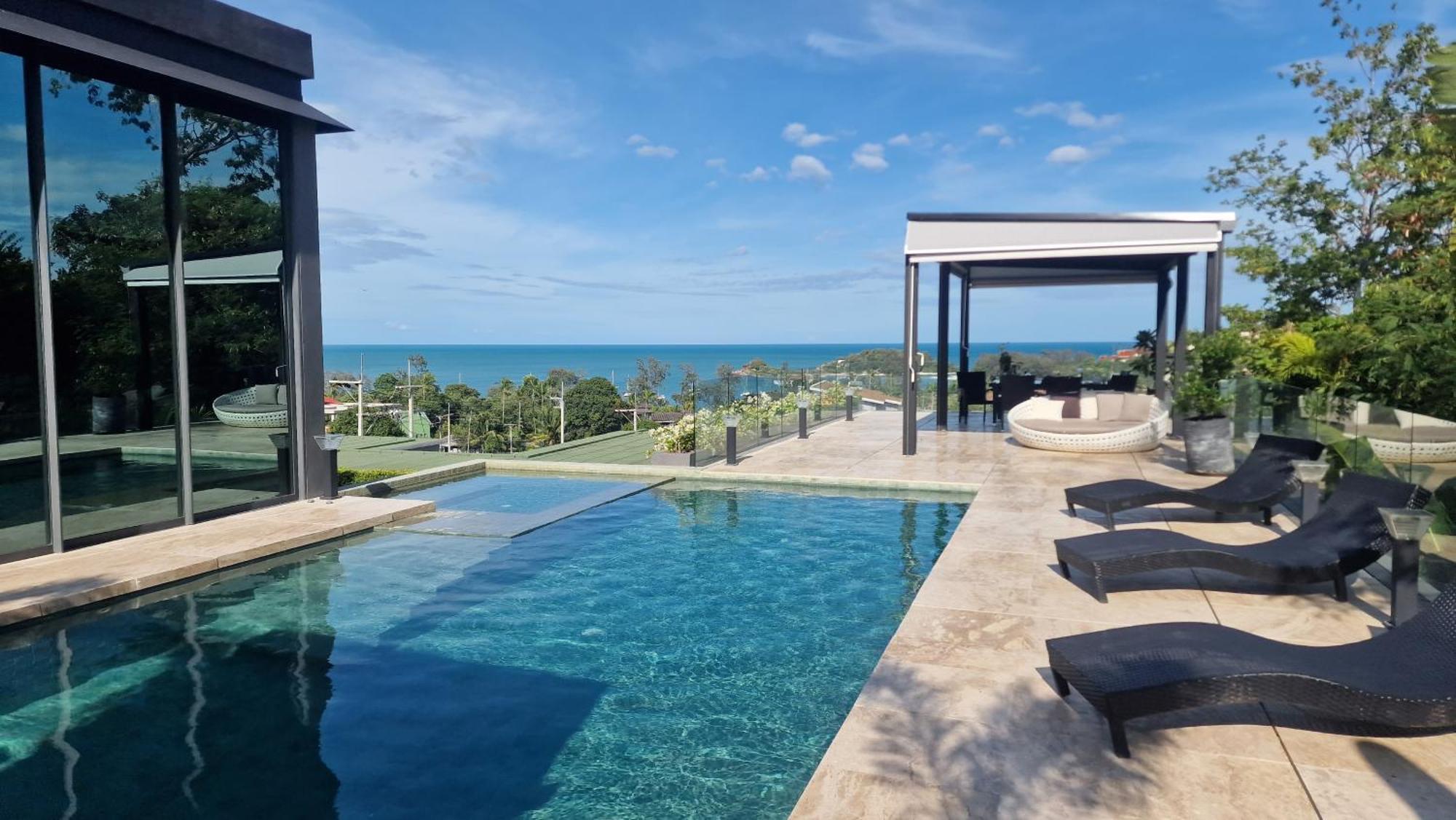 Villa Obsidian, With Staff, Sea View And Walk To Choeng Mon Beach Екстериор снимка