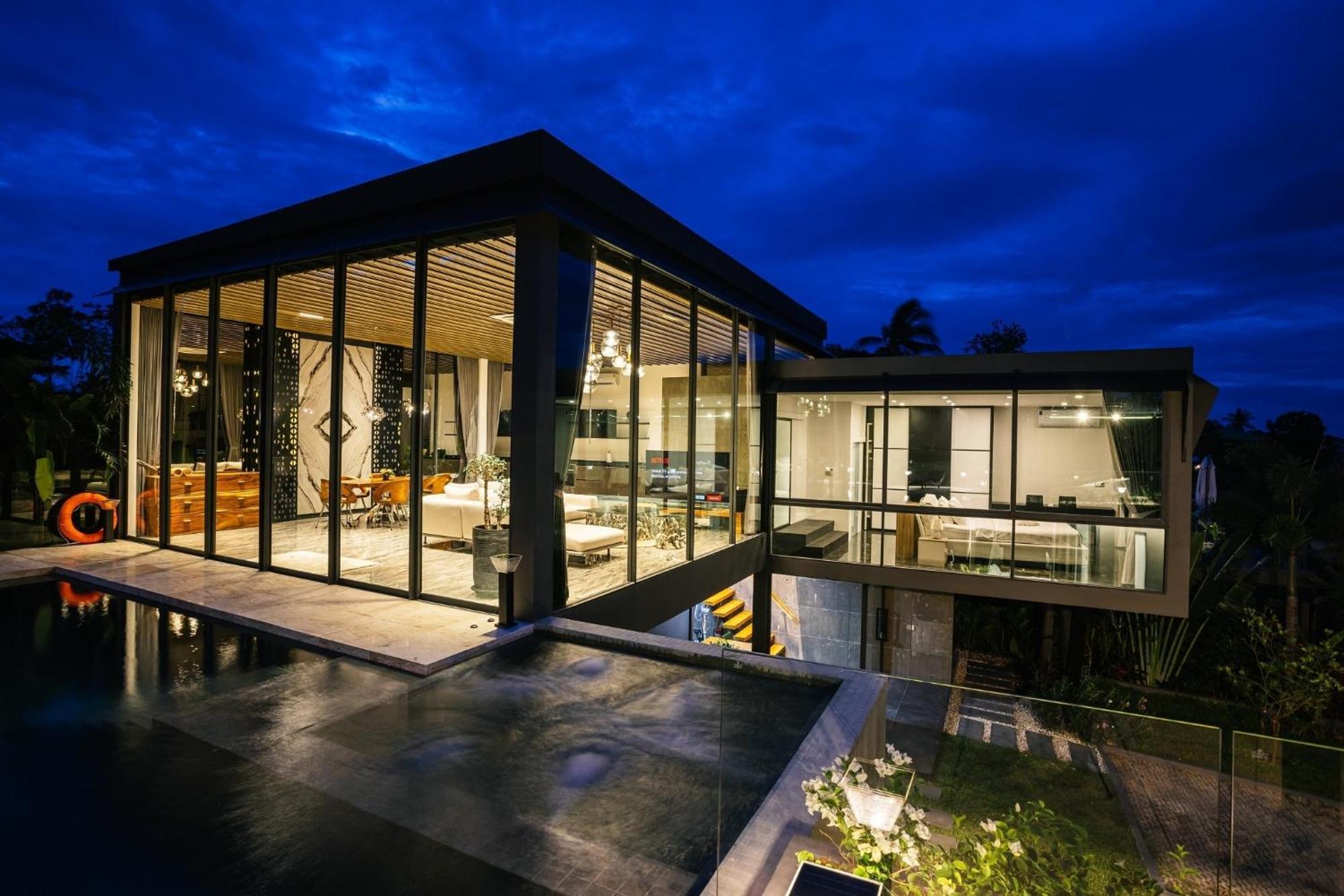 Villa Obsidian, With Staff, Sea View And Walk To Choeng Mon Beach Екстериор снимка