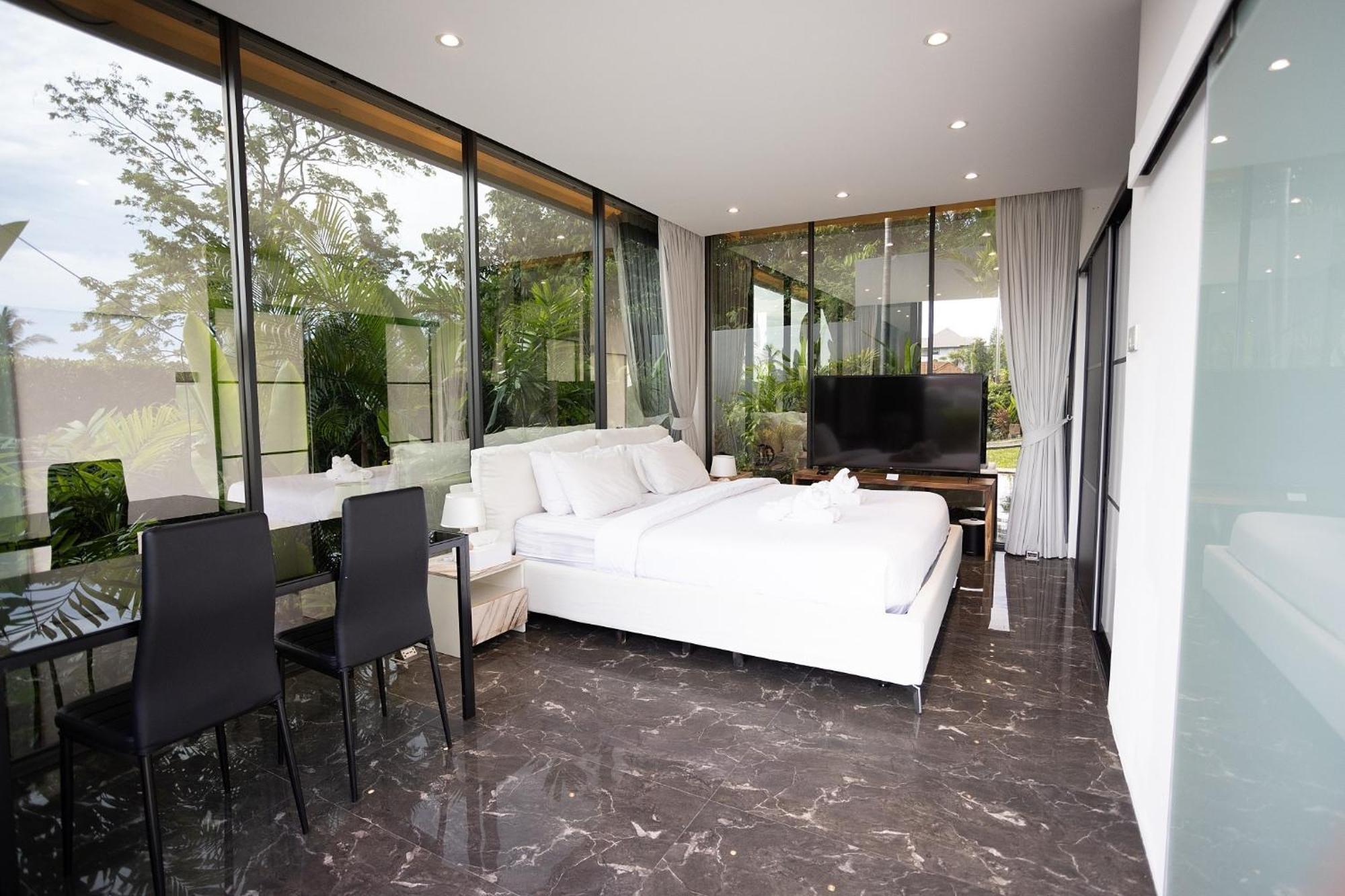 Villa Obsidian, With Staff, Sea View And Walk To Choeng Mon Beach Екстериор снимка